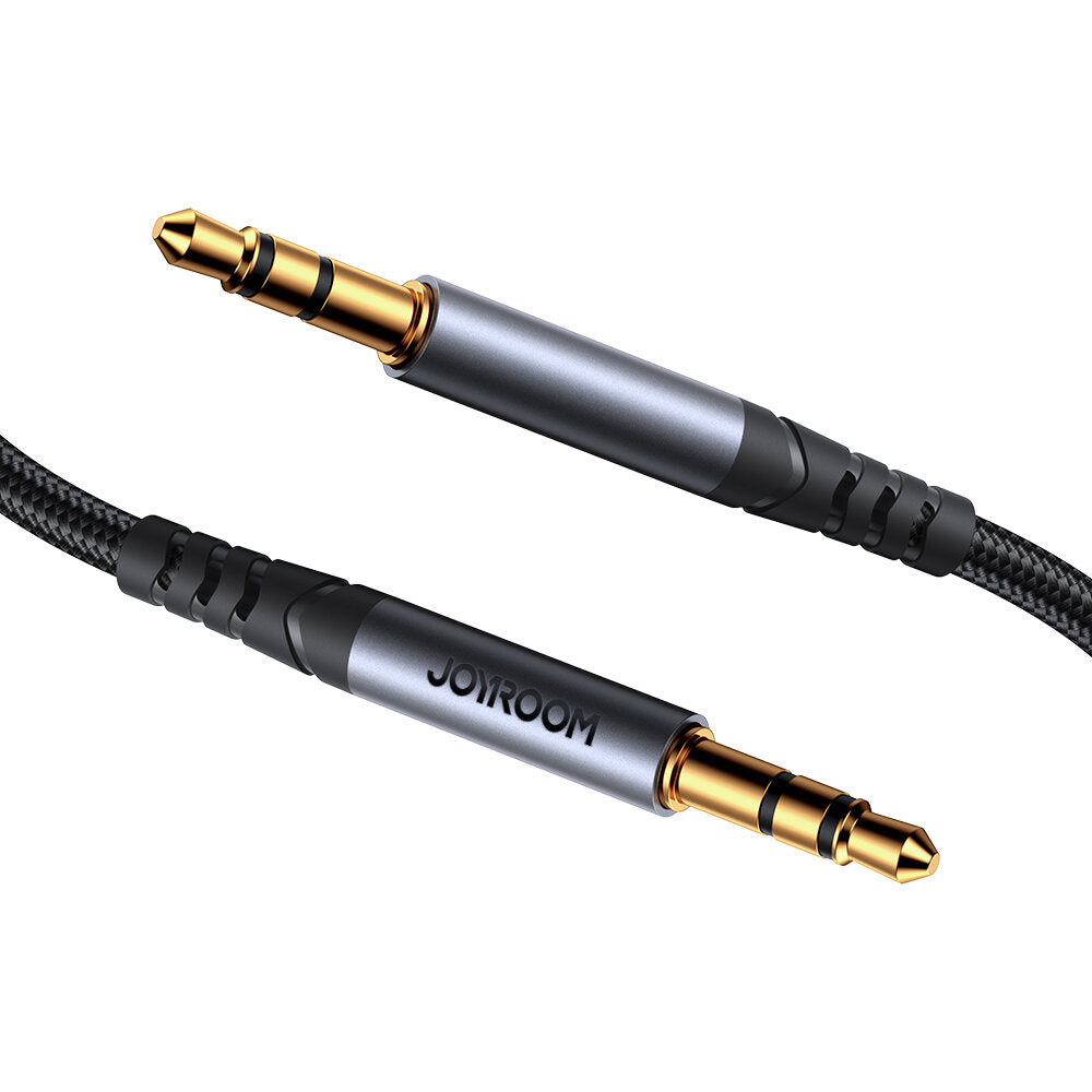 Cable de audio 3,5 mm - 3,5 mm Joyroom, 1,2 m, negro SY-A08 