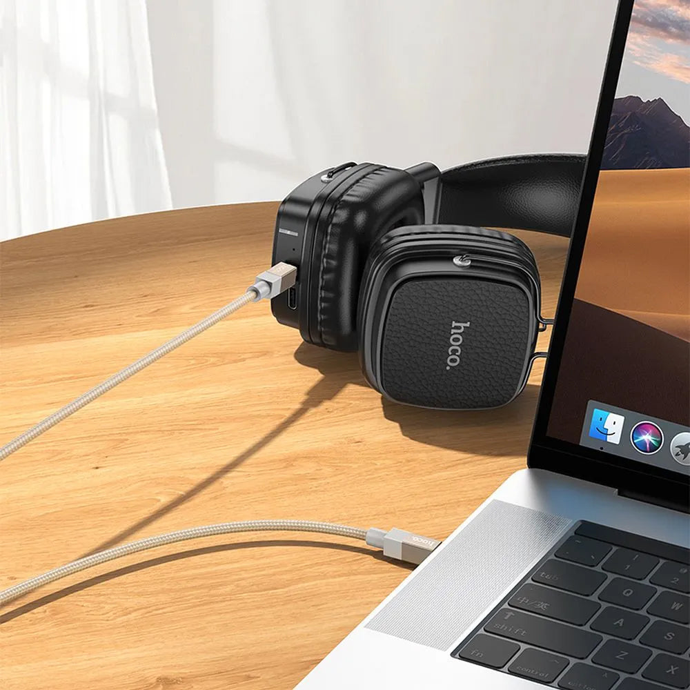 Cable de Audio 3.5mm - 3.5mm HOCO UPA32, 1m, Dorado