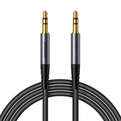 Cable de audio 3,5 mm - 3,5 mm Joyroom, 1,2 m, negro SY-A08 