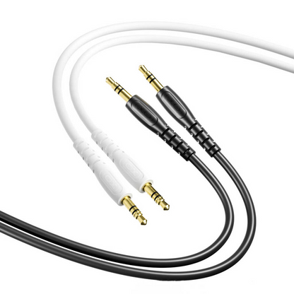 Cable de Audio 3.5mm - 3.5mm XO Design NB-R270, 1m, Negro
