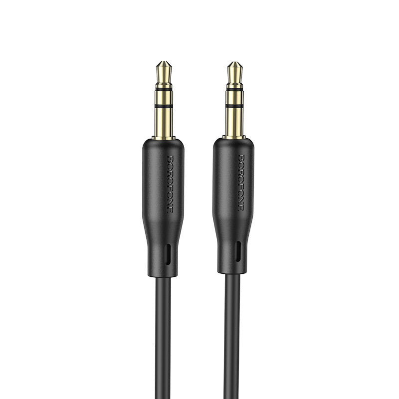 Cable de audio de 3,5 mm - 3,5 mm BL18, 1 m, negro 