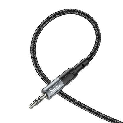 Cable de Audio 3.5mm - 3.5mm HOCO UPA23, 1m, Gris