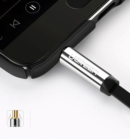 Cable Audio 3.5mm - 3.5mm UGREEN AV119 Angled, 3m, Negro