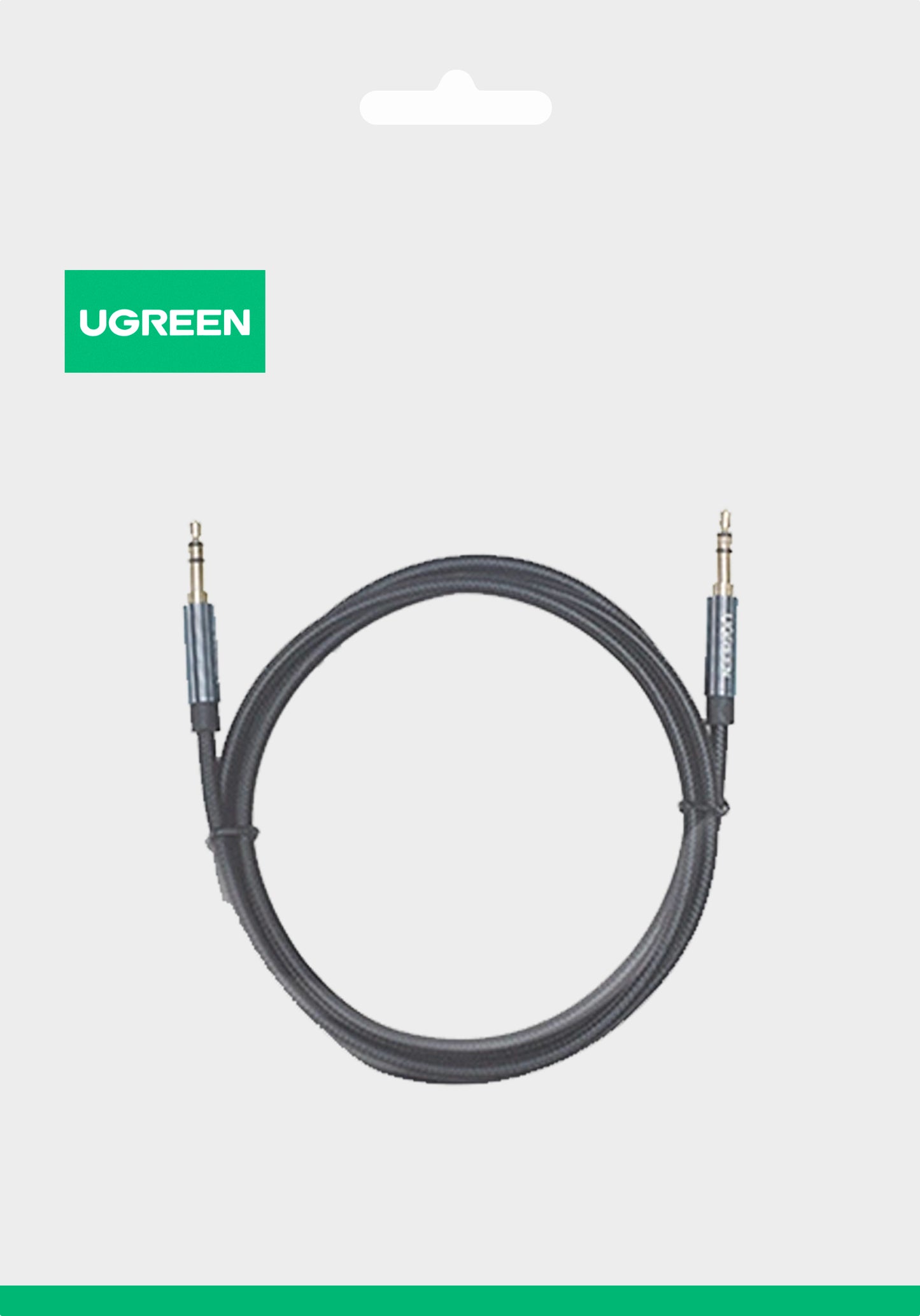 Cable de Audio 3.5mm - 3.5mm UGREEN AV112, 1m, Negro