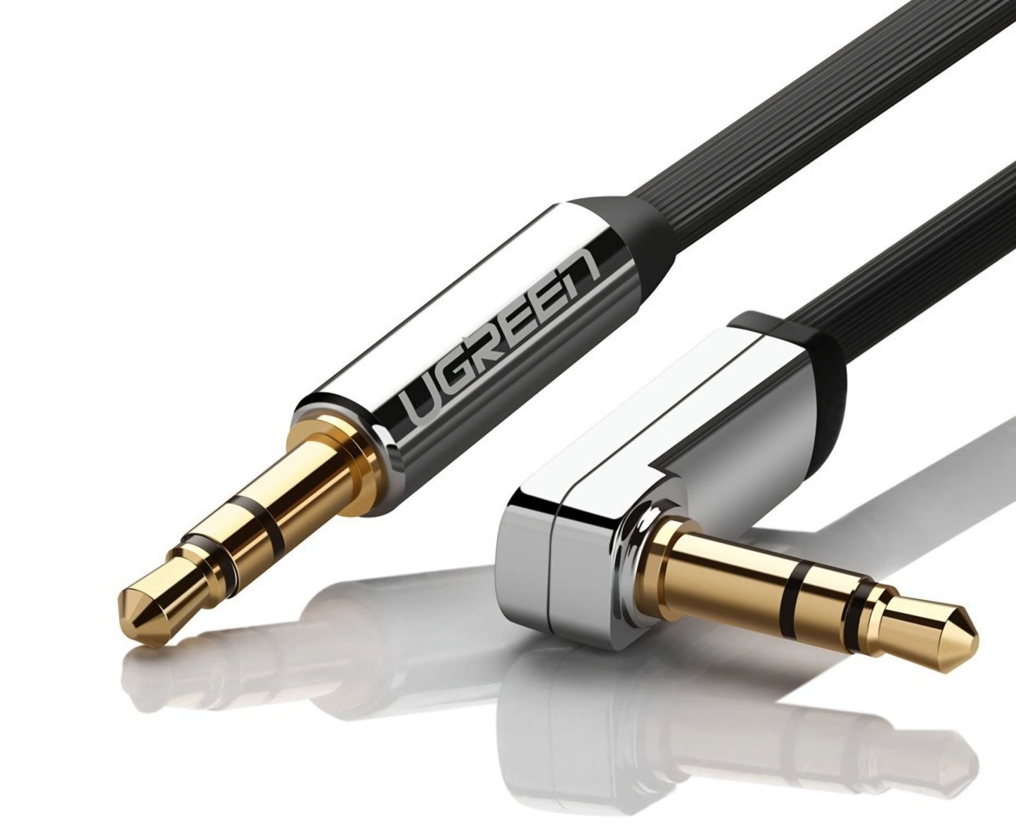 Cable Audio 3.5mm - 3.5mm UGREEN AV119 Angled, 3m, Negro