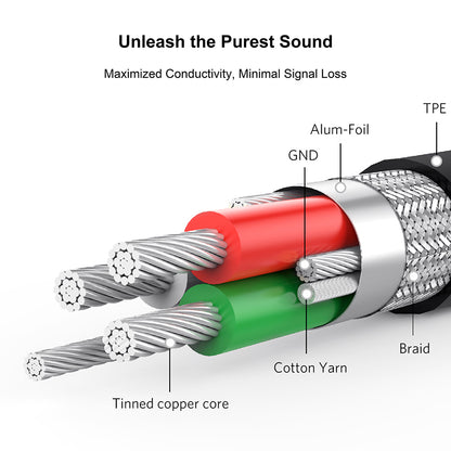Cable Audio Lightning - 3.5mm Lito LA02, 1m, Negro