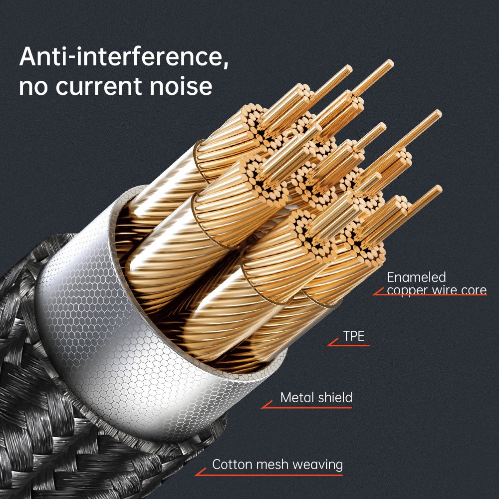 Cable de Audio Lightning - 3.5mm McDodo CA-0780 Castle, 1.2m, Negro