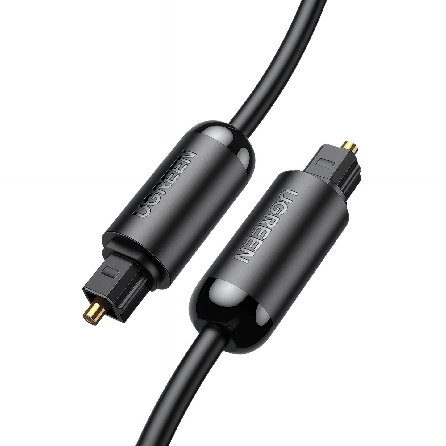 Cable Óptico de Audio UGREEN AV122, Toslink / SPDIF, 1.5m, Negro
