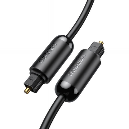 Cable Óptico de Audio UGREEN AV122, Toslink / SPDIF, 1.5m, Negro