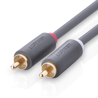 Cable Audio UGREEN AV104, 2 x RCA - 2 x RCA, 2m, Negro