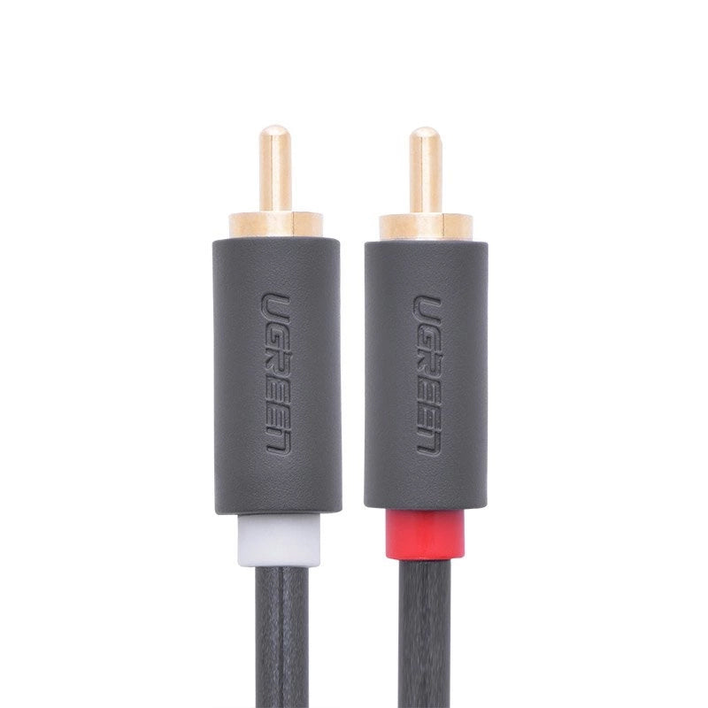 Cable Audio UGREEN AV104, 2 x RCA - 2 x RCA, 2m, Negro