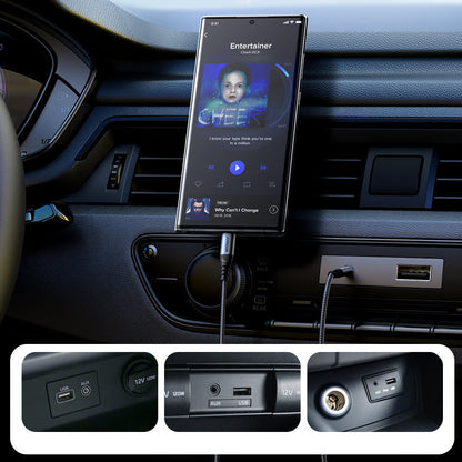 Cable de Audio USB-C - 3.5mm Joyroom SY-A07, 1.2m, Negro