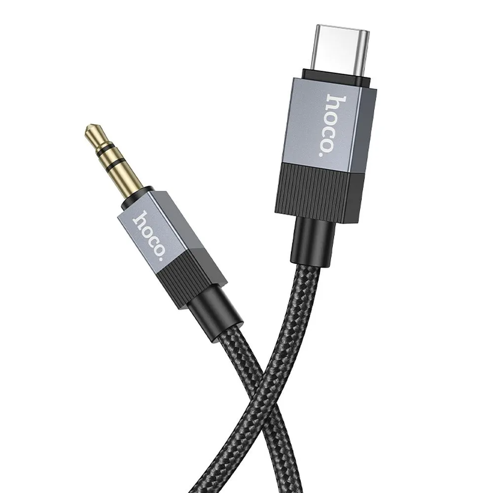 Cable de Audio USB-C - 3.5mm HOCO UPA32B, 1m, Negro