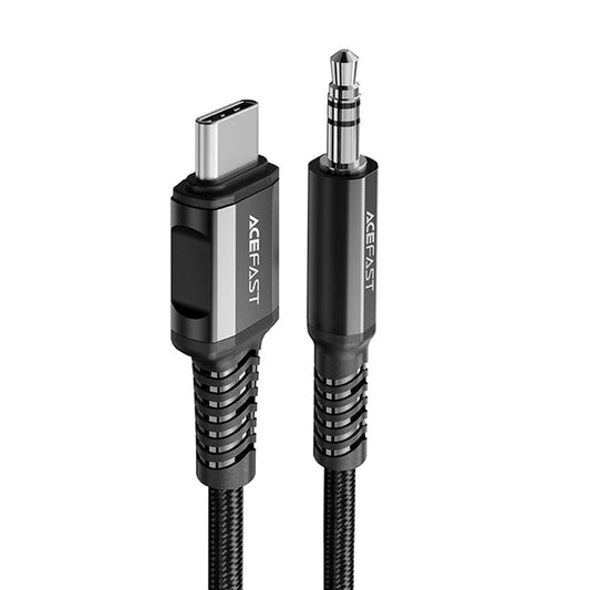USB-C to 3.5mm Audio Cable Acefast C1-08, 1.2m, Black