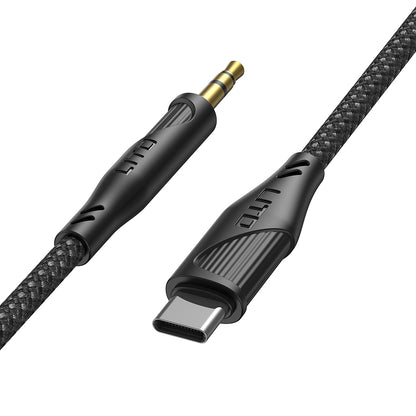 Cable Audio USB-C - 3.5mm Lito LA02, 1m, Negro