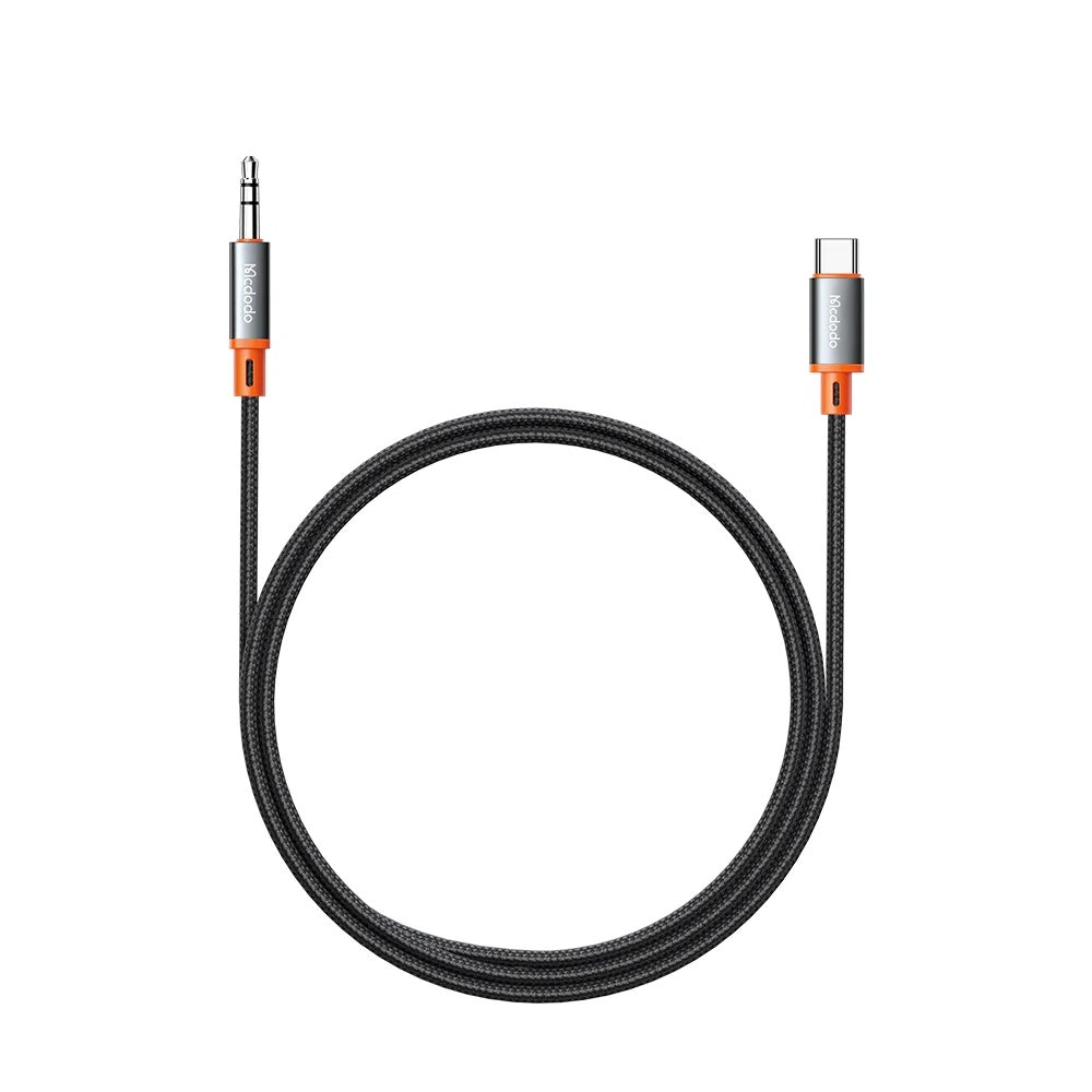 Cable de Audio USB-C - 3.5mm McDodo CA-0820 Castle, 1.2m, Negro