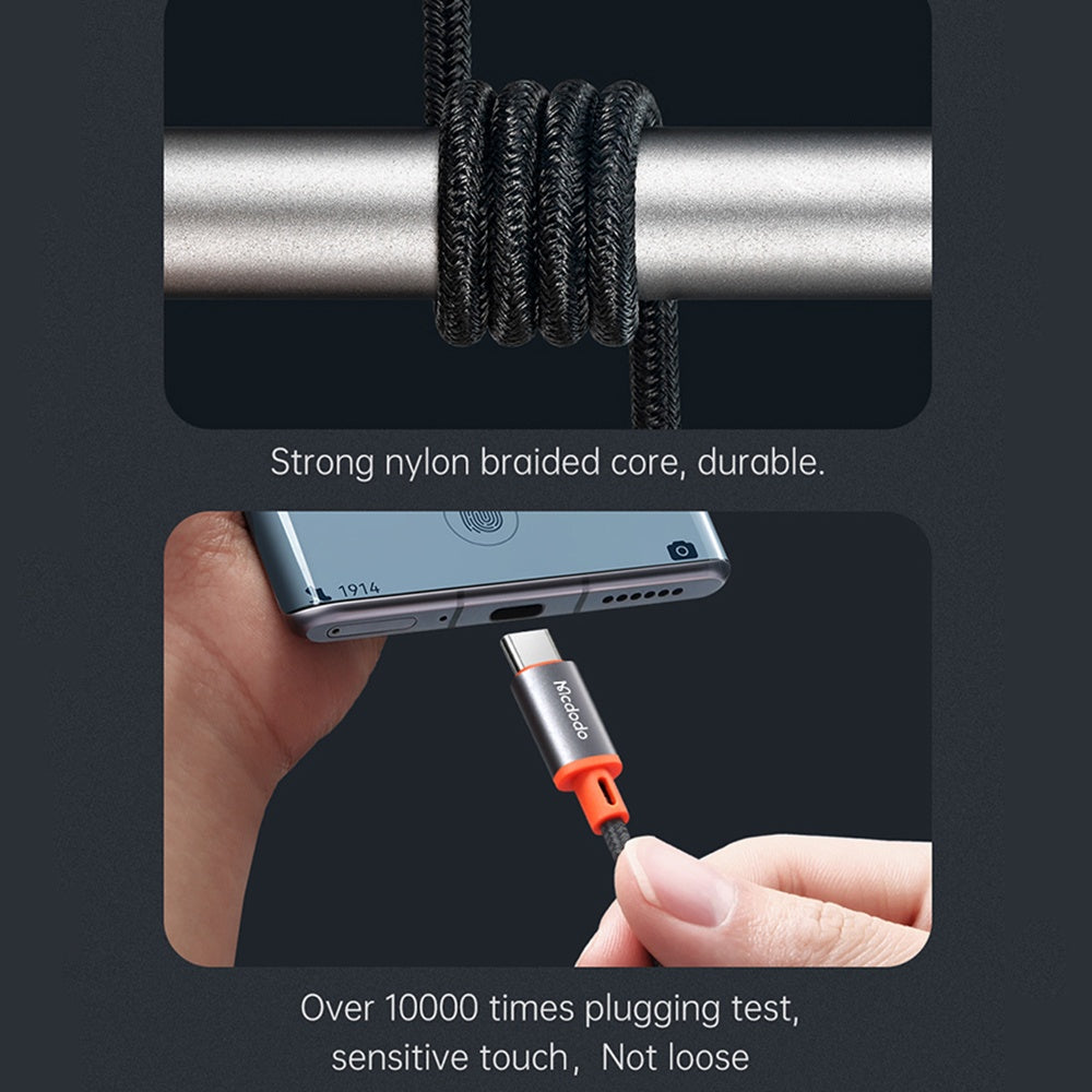 Cable de Audio USB-C - 3.5mm McDodo CA-0820 Castle, 1.2m, Negro