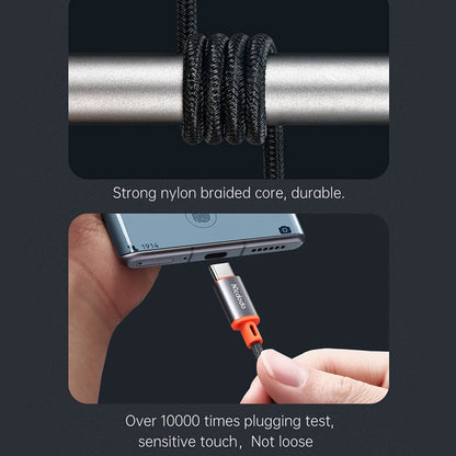 Cable de Audio USB-C - 3.5mm McDodo CA-0820 Castle, 1.2m, Negro