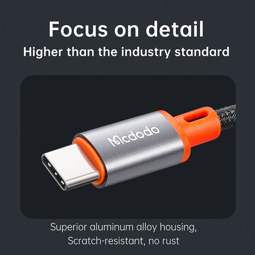 Cable de Audio USB-C - 3.5mm McDodo CA-0820 Castle, 1.2m, Negro