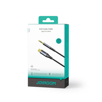 Cable de Audio USB-C - 3.5mm Joyroom SY-A07, 1.2m, Negro