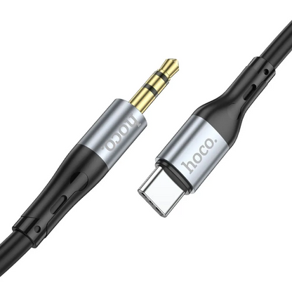 Cable de Audio USB-C - 3.5mm HOCO UPA22, 1m, Negro
