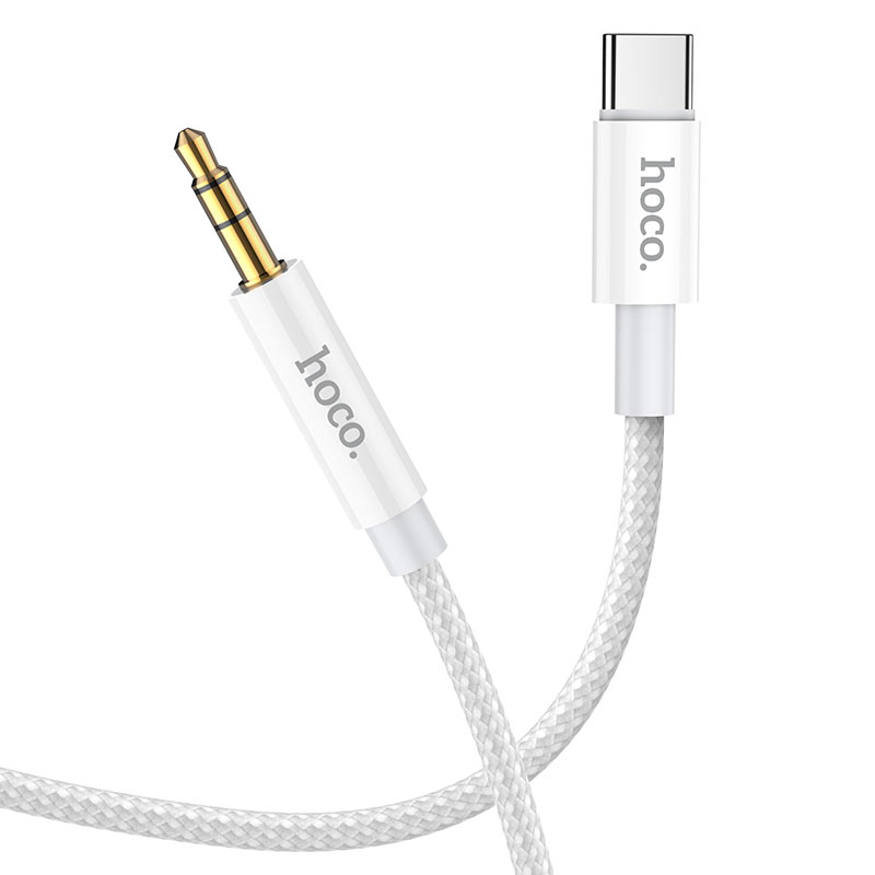 Cable de Audio USB-C - 3.5mm HOCO UPA19, 1m, Plateado
