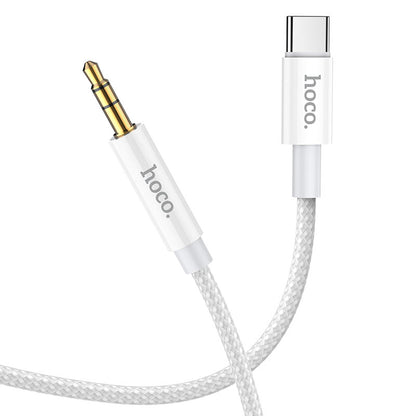 Cable de Audio USB-C - 3.5mm HOCO UPA19, 1m, Plateado