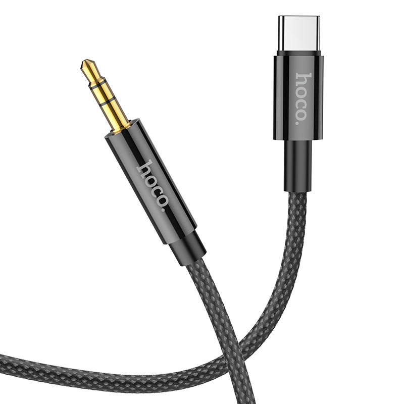 Cable de Audio USB-C - 3.5mm HOCO UPA19, 1m, Negro