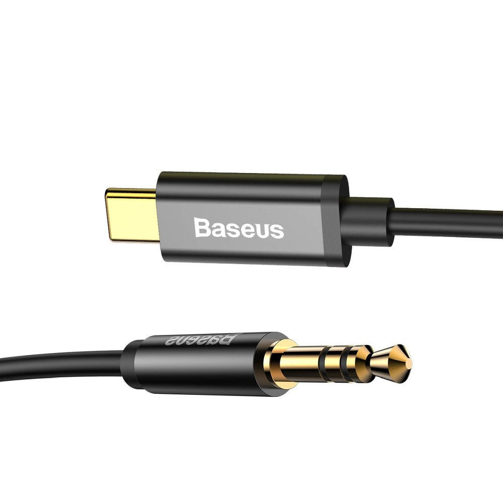 Cable de audio USB-C - 3,5 mm Baseus Yiven Yiven M01, 1,2 m, negro CAM01-01