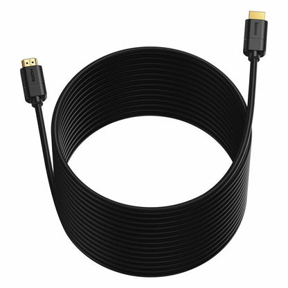 Cable de Video Baseus Alta Definición, HDMI - HDMI, 4K, 5m, Negro CAKGQ-D01
