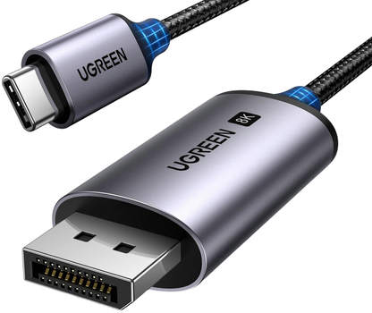 Cable de Audio y Video USB-C - DisplayPort UGREEN CM556 (25157), 1m, Gris