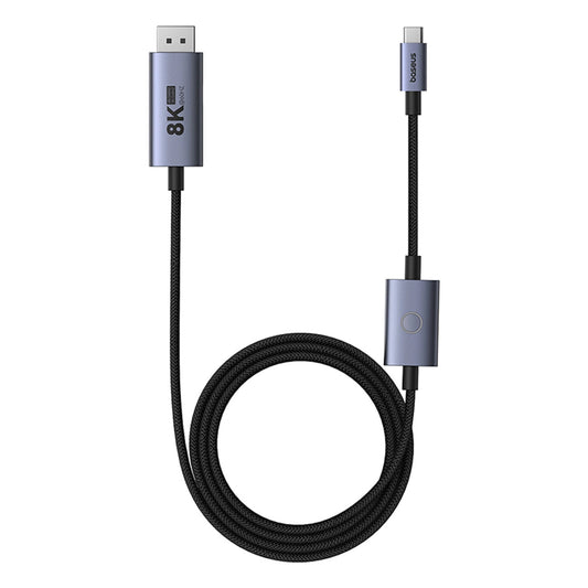 Cable de audio y vídeo USB-C USB-C - DisplayPort Baseus, 8K, 1,5m, 1,5m, Negro B006337070D111-02