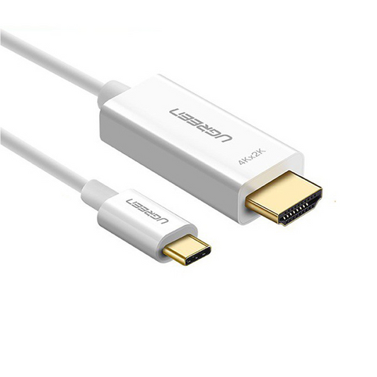 Cable Audio y Video USB-C - HDMI UGREEN MM121, 1.5m, Blanco