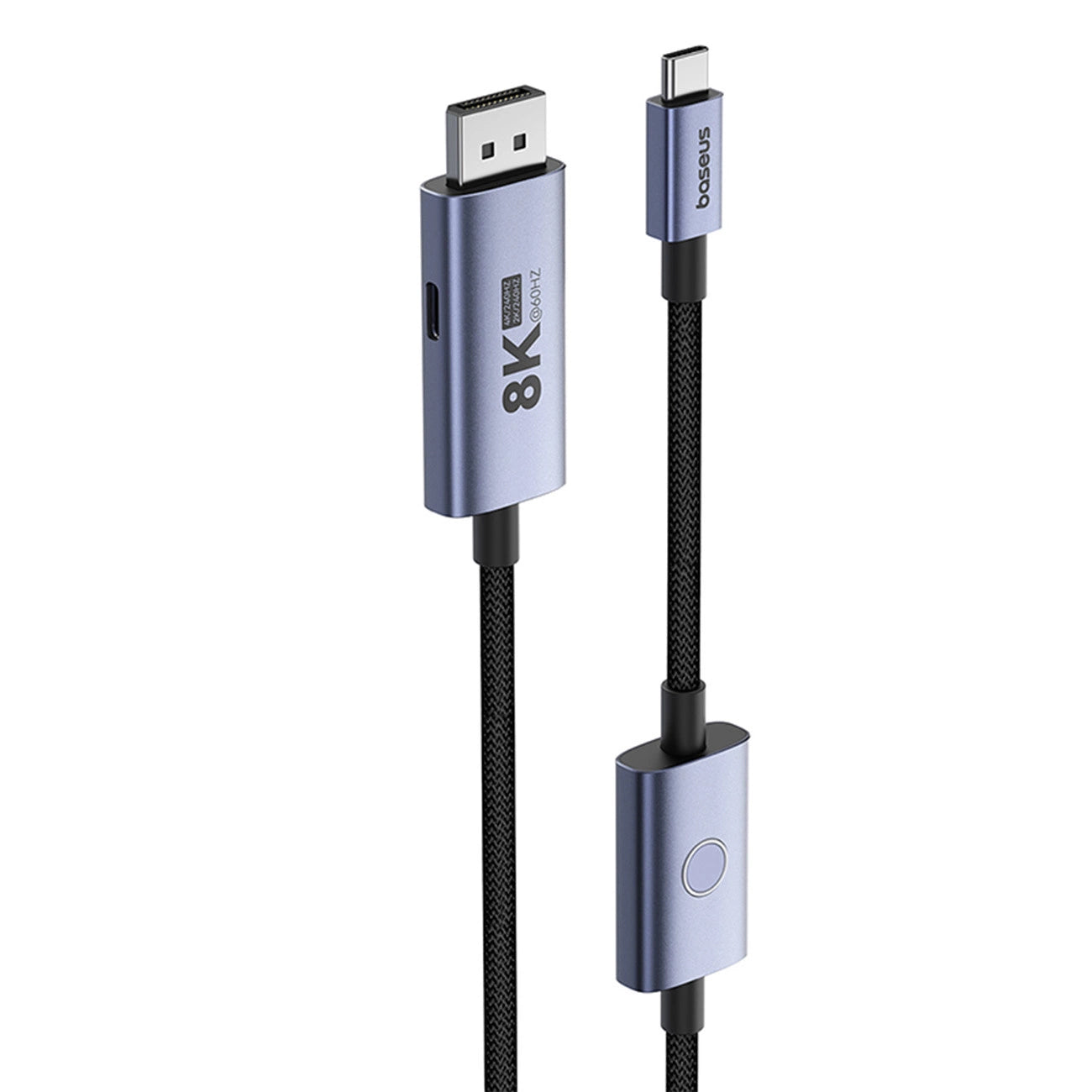 Cable de audio y vídeo USB-C USB-C - DisplayPort Baseus, 8K, 1,5m, 1,5m, Negro B006337070D111-02