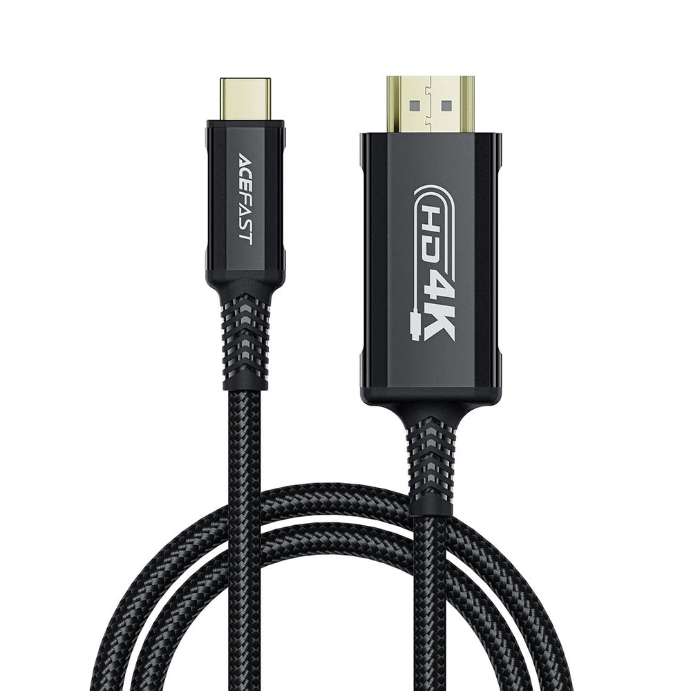 Cable de Audio y Video USB-C - HDMI Acefast C1-10, 1.8m, Negro
