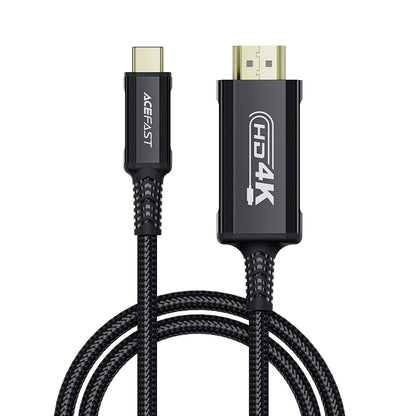 Cable de Audio y Video USB-C - HDMI Acefast C1-10, 1.8m, Negro