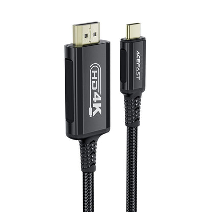 Cable de Audio y Video USB-C - HDMI Acefast C1-10, 1.8m, Negro