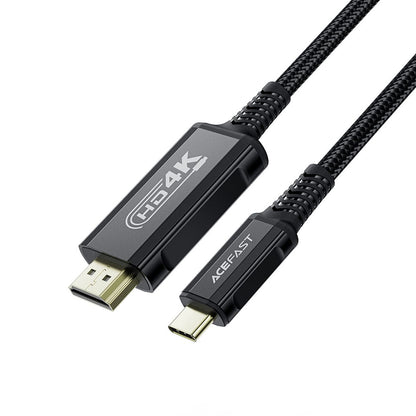 Cable de Audio y Video USB-C - HDMI Acefast C1-10, 1.8m, Negro