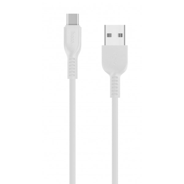 Cable de Datos y Carga USB-A - USB-C HOCO Flash X20, 18W, 3m, Blanco