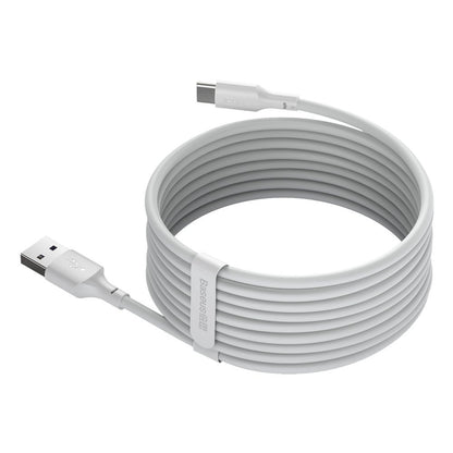 Cable de carga y datos USB-A a USB-C Baseus, 40 W, 1,5 m, blanco TZCATZJ-02