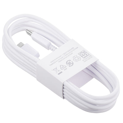 Cable de carga y datos USB-C - USB-C Samsung EP-DW767JWE, 25 W, 1,8 m, blanco GP-TOU021RFCWWW