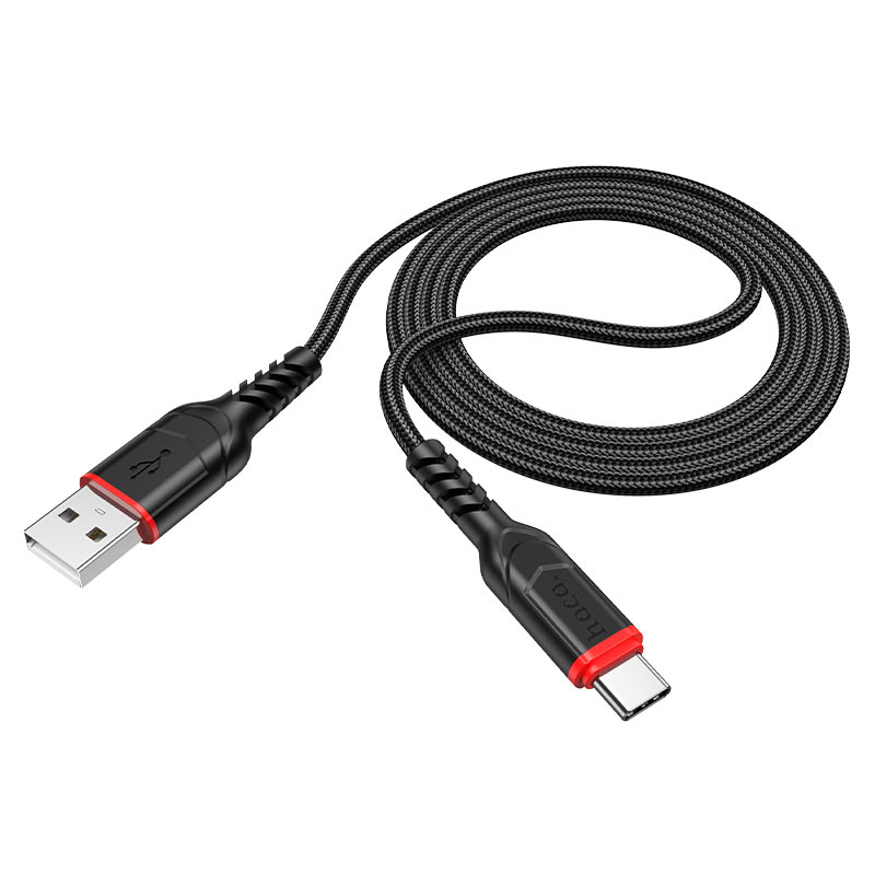 Cable de Datos y Carga USB-A - USB-C HOCO X59 Victory, 18W, 1m, Negro