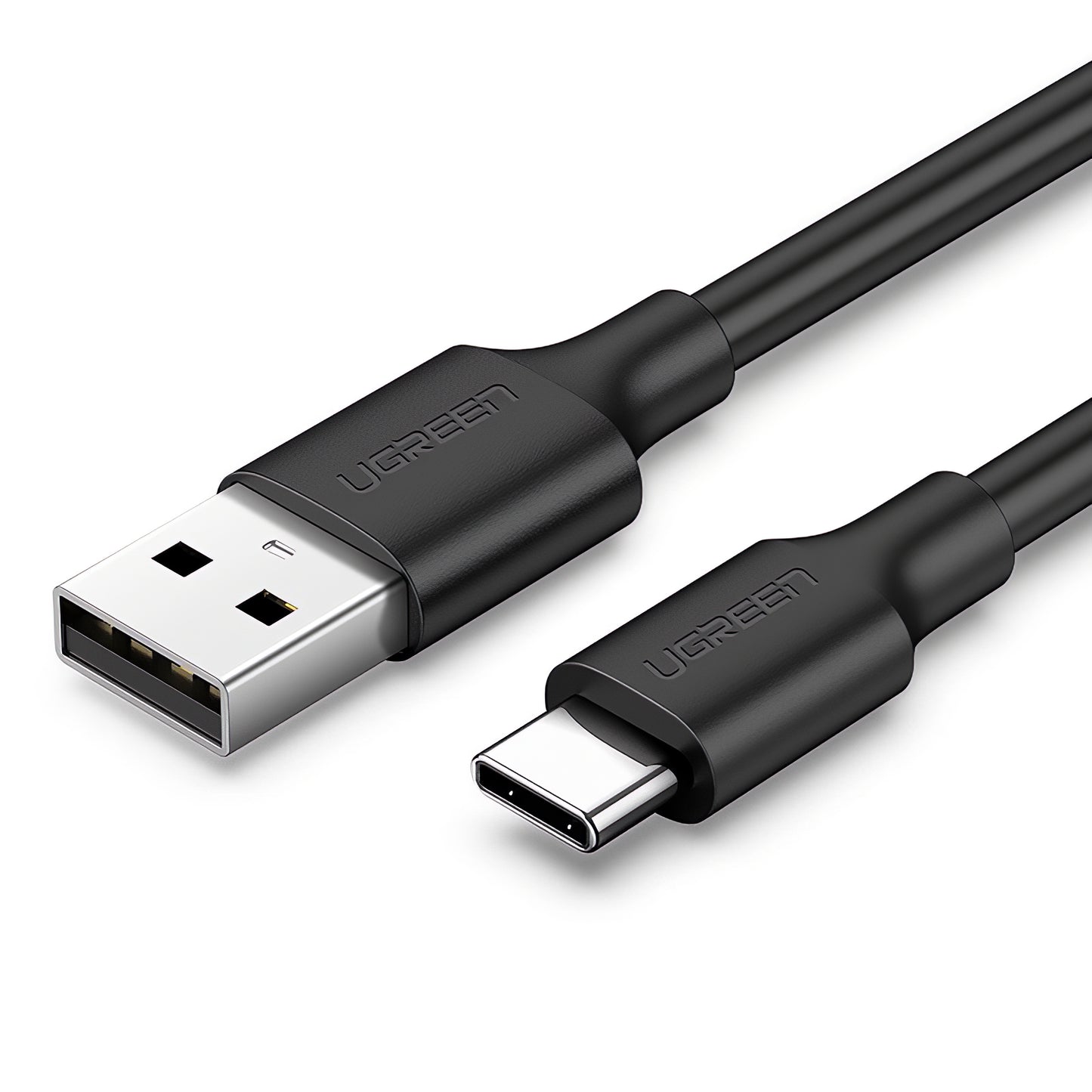 Cable de Datos y Carga USB-A - USB-C UGREEN US287, 18W, 2m, Negro