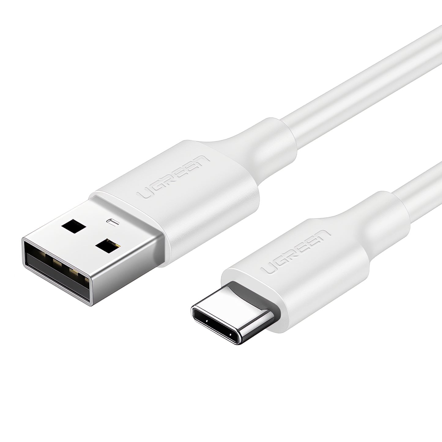 Cable de Datos y Carga USB-A - USB-C UGREEN US287, 18W, 1.5m, Blanco