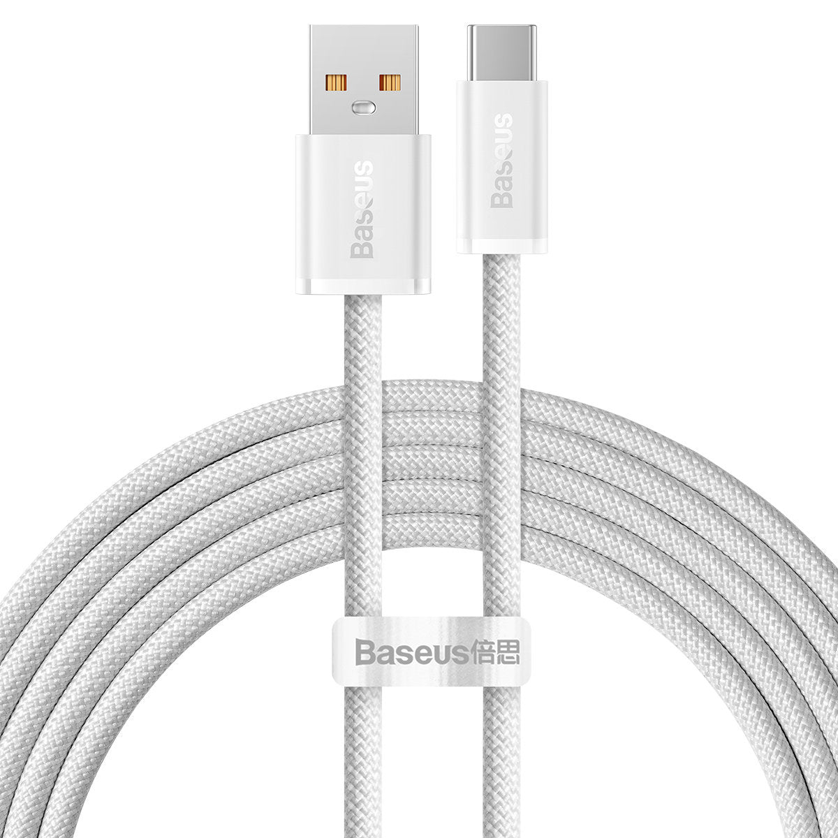 Cable de datos y carga USB-A - USB-C Baseus Dynamic Series, 100W, 2m, Blanco CALD000702