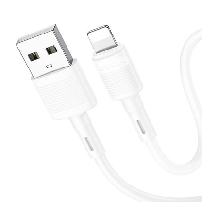 USB-A to Lightning Data and Charging Cable HOCO X83 Victory, 18W, 1m, White