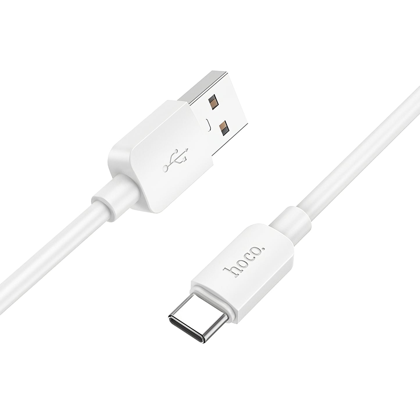 USB-A to USB-C Data and Charging Cable HOCO X96, 27W, 1m, White