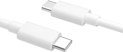 Cable de carga y datos USB-C - USB-C Oppo DL149, 65W, 1m, Blanco