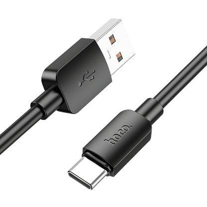 Cable de Datos y Carga USB-A - USB-C HOCO X96, 27W, 0.25m, Negro