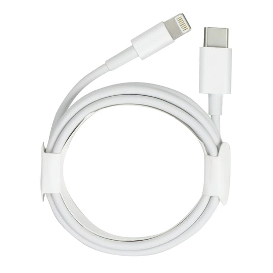 Cable de Datos y Carga USB-C - Lightning OEM, 12W, 1m, Blanco